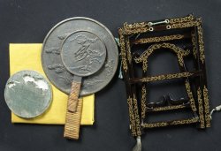 Antique Kyodai mirror 1850 Edo
