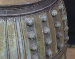 Antique large temple bell 1800