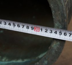Antique large temple bell 1800