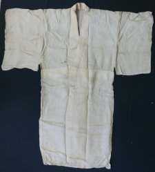 Antique linen Kimono Shinto 1800