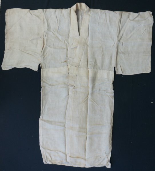 Antique linen Kimono Shinto 1800