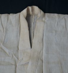 Antique linen Kimono Shinto 1800