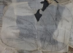 Antique manuscript sketch 1800