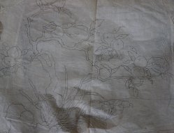 Antique manuscript sketch 1800