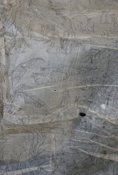 Antique manuscript sketch 1800