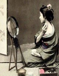 Antique Mirror stand 1880