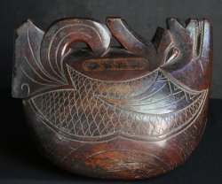 Antique Mokugyo bell 1800