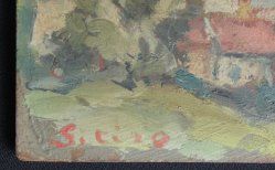 Antique Shichiro oil 1900