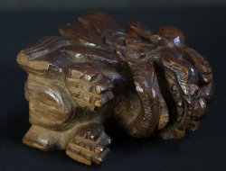 Antique Shishi carving1880