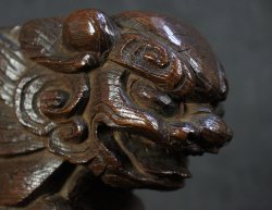 Antique Shishi carving1880