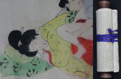 Antique Shunga Makimono 1800s