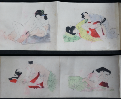 Antique Shunga Makimono 1800s