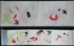 Antique Shunga Makimono 1800s