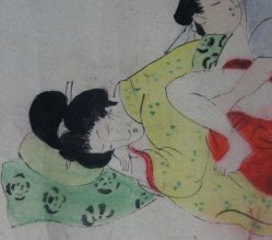 Antique Shunga Makimono 1800s