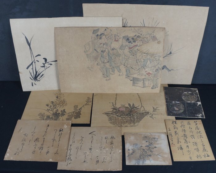 Antique Sumi-e ink art 1800