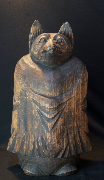 Antique Tanuki monk 1800