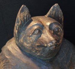 Antique Tanuki monk 1800