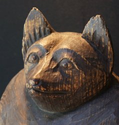 Antique Tanuki monk 1800