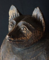 Antique Tanuki monk 1800