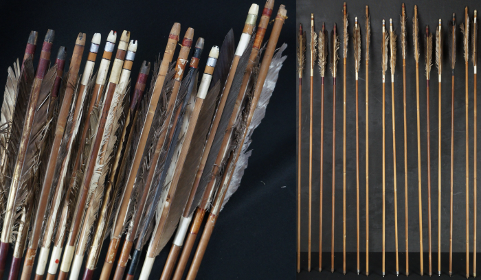 Antique Ya bamboo arrows 1900