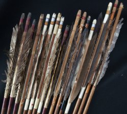 Antique Ya bamboo arrows 1900
