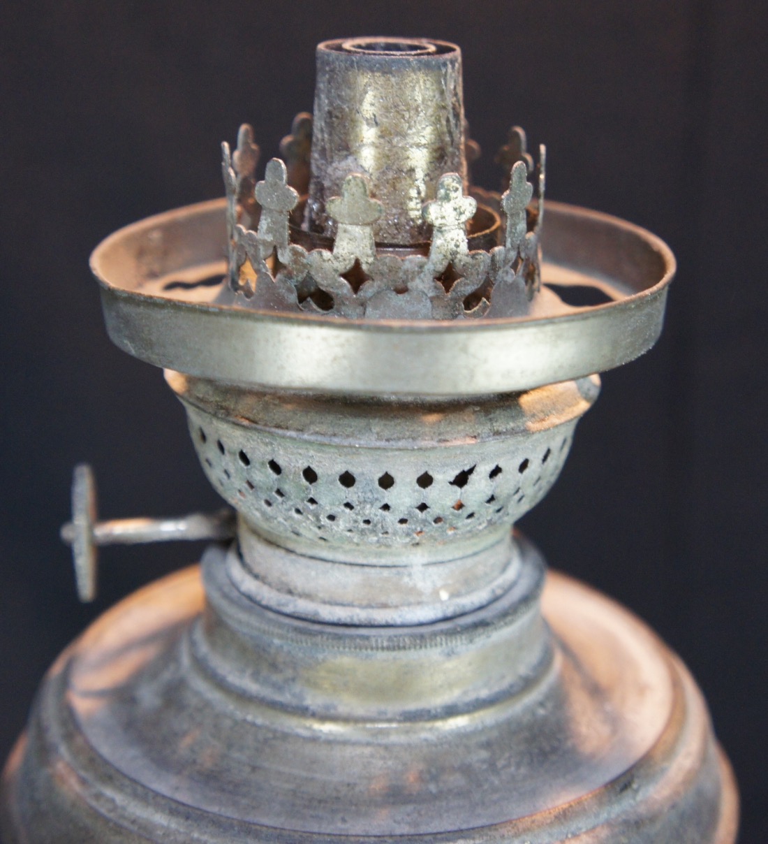 Antique Japanese oil lamp 1900 Japan hand made glass craft eBay