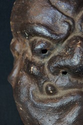 Antique Oni mask 1800s