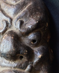 Antique Oni mask 1800s