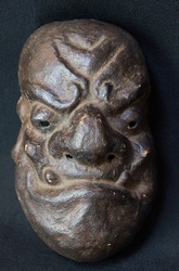 Antique Oni mask 1800s