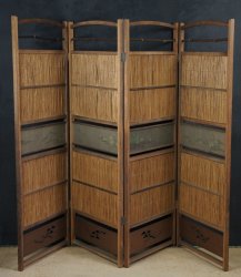 Bamboo folding screen 1930