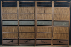 Bamboo folding screen 1930