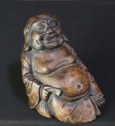 Bamboo Hotei deity 1920