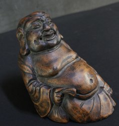 Bamboo Hotei deity 1920