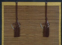 Bamboo temple curtain1970