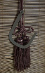 Bamboo temple curtain1970