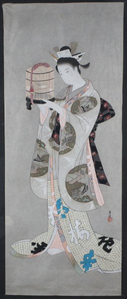 Bijin-ga kimono 1900