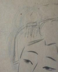 Bijin-Onna sketch 1920 Maiko