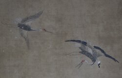 Birds and landscape painting 1800