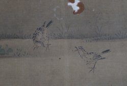 Birds and landscape painting 1800