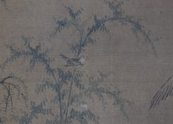 Birds and landscape painting 1800