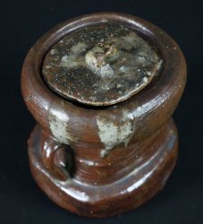 Bizen Mizusashi kiln art 1900