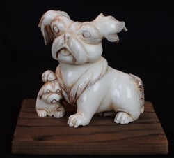 Bone carving 1900