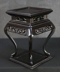 Bonsai stand table 1950 wood B