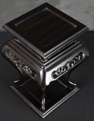 Bonsai stand table 1950 wood B