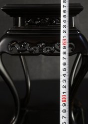 Bonsai stand table 1950 wood B