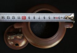 Bronze censer 1950 Shishi