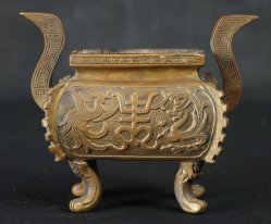 Bronze censer 1950art