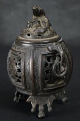 Bronze censer Koro 1900 craft