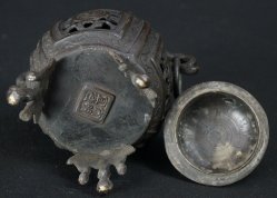 Bronze censer Koro 1900 craft