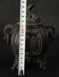 Bronze censer Koro 1900 craft
